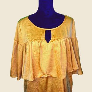 Jeniffer Lopez Mustard Yellow Blouse